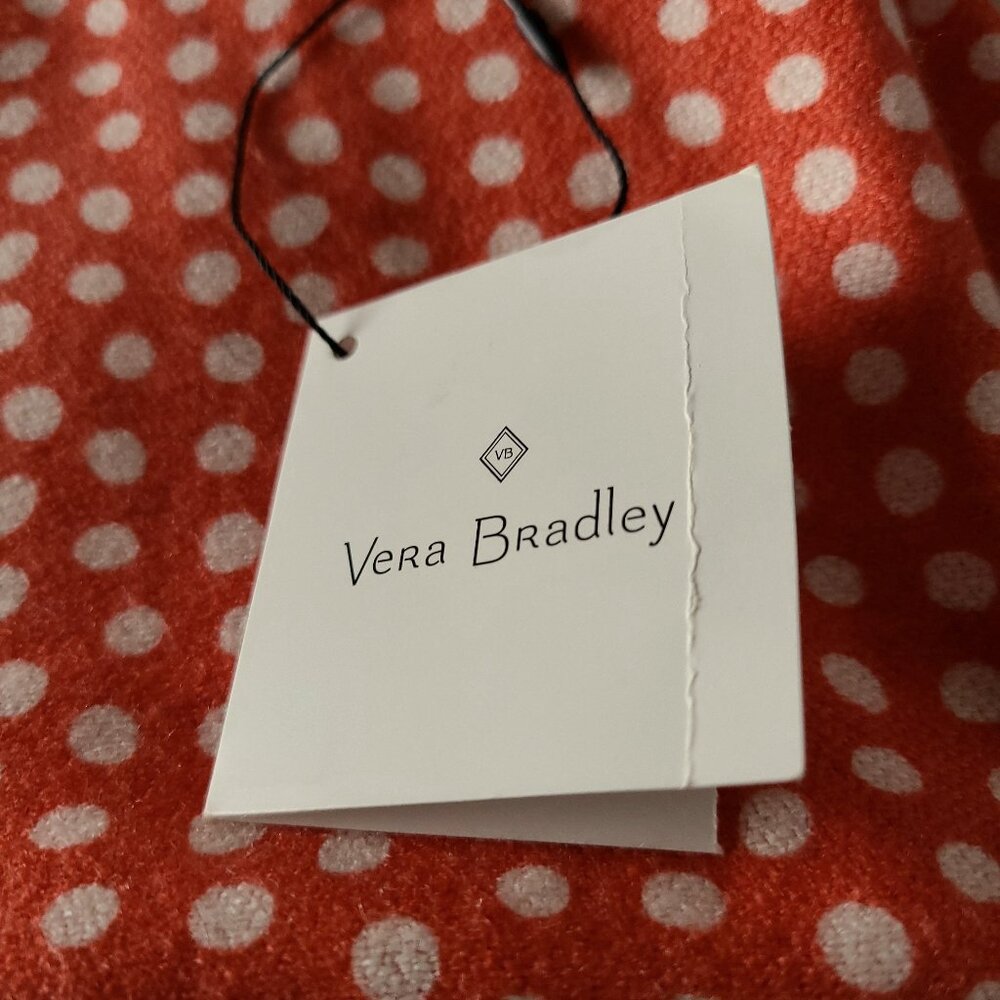 VERA BRADLEY REVERSIBLE SCARF IN CORAL MEADOW 72'' L X 20'' W